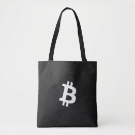 Bitcoin Neuron Zwart Tote Bag