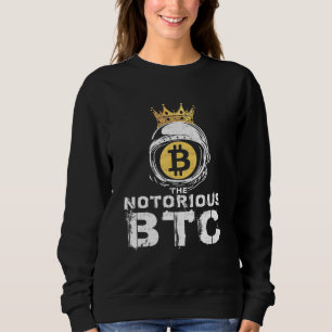 Bitcoin Notorious BTC Crown Mannen Vrouwen Trui