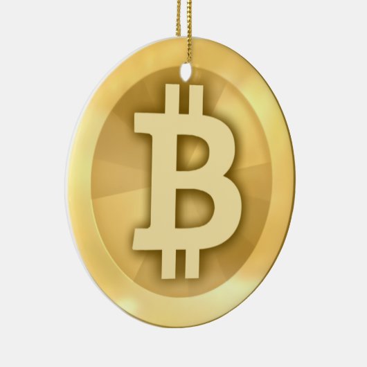 Bitcoin Ornament (Rechts)
