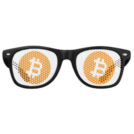 Bitcoin Party-bril Retro Zonnebril