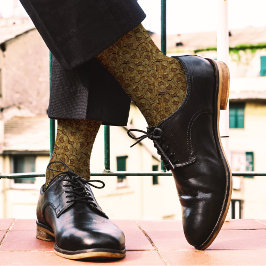 Bitcoin Patroon Crypto Geld Goud Cool Luxe Geek Sokken