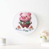 Bitcoin Piggy Banker Grote Klok (Huis)