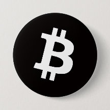 Bitcoin Pin Button (Large)