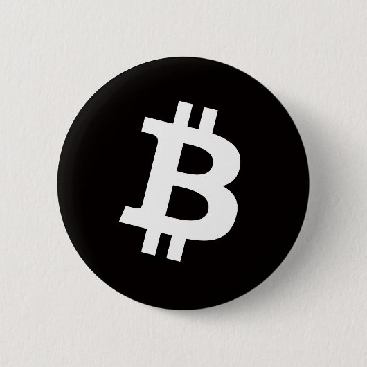 Bitcoin Pin Button (Medium) (Voorkant)
