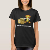 Bitcoin Pizza Crypto Show Me Your Seed Phrase T-shirt (Voorkant)