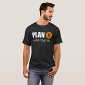 Bitcoin Plan B 1 T-shirt (Voorkant volledig)