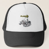 Bitcoin Plan B Ruimtevaarder Trucker Pet (Voorkant)