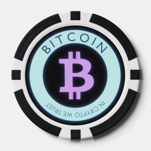 Bitcoin poker chips! pokerchips (Voorkant)