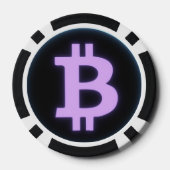 Bitcoin poker chips! pokerchips (Achterkant)
