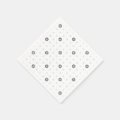 Bitcoin Polka Dot Paper Napkin Servet (Hoek)