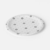 Bitcoin Polka Dot Paper Plate (Small) Papieren Bordje (Gekanteld)