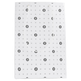 Bitcoin Polka Dots Gift Bag (Medium) Medium Cadeauzakje