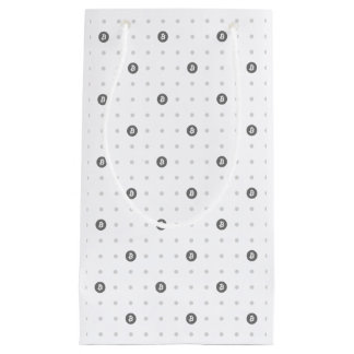 Bitcoin Polka Dots Gift Bag (Small) Klein Cadeauzakje