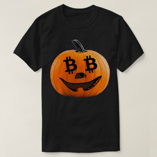 Bitcoin Pumpkin T-shirt (Design voorkant)