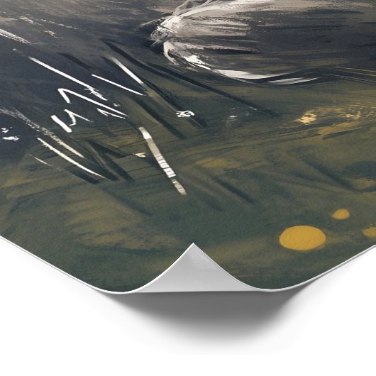 Bitcoin Rabbit Hole Crypto Bunny Poster (Hoek)