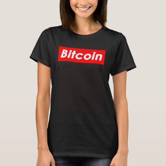 Bitcoin Rare Style Crypto T-shirt (Voorkant)