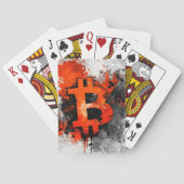 Bitcoin red pokerkaarten (Achterkant)
