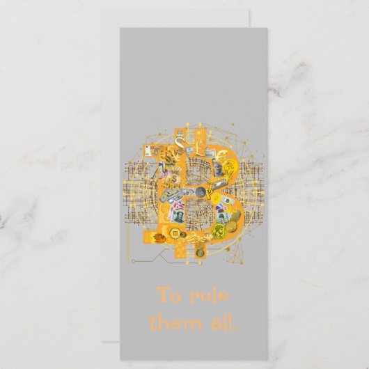 Bitcoin-regel (Voorkant / Achterkant)