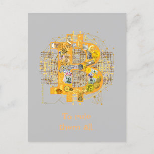 Bitcoin-regel Briefkaart