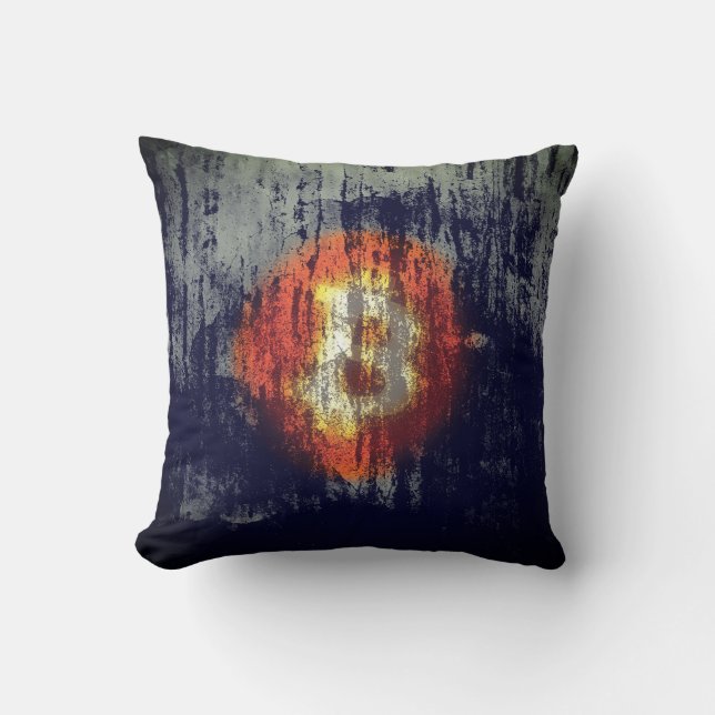 Bitcoin Resilient Art Kussen (Voorkant)