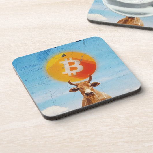 Bitcoin Resilient Bull Bier Onderzetter (Linkerzijde)
