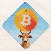 Bitcoin Resilient Bull Kartonnen Onderzetters (Voorkant)