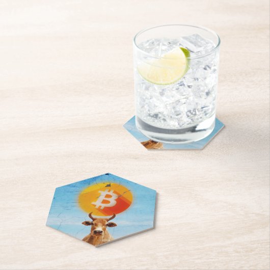 Bitcoin Resilient Bull Kartonnen Onderzetters (Insitu)