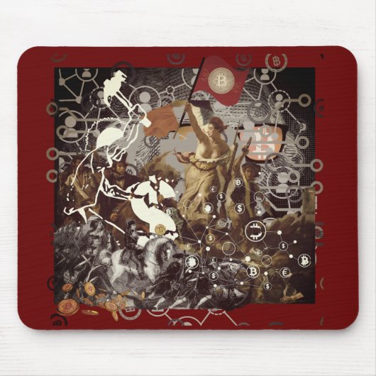 Bitcoin Revolution Muismat (Voorkant)