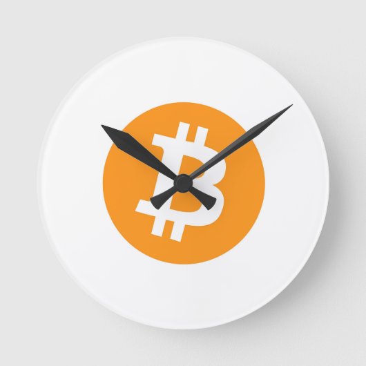 Bitcoin Ronde Klok (Voorkant)