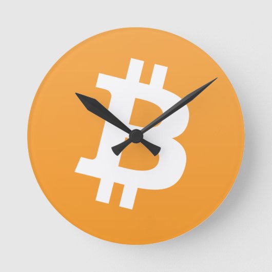 Bitcoin Ronde Klok (Voorkant)