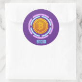 BITCOIN RONDE STICKER (Tas)