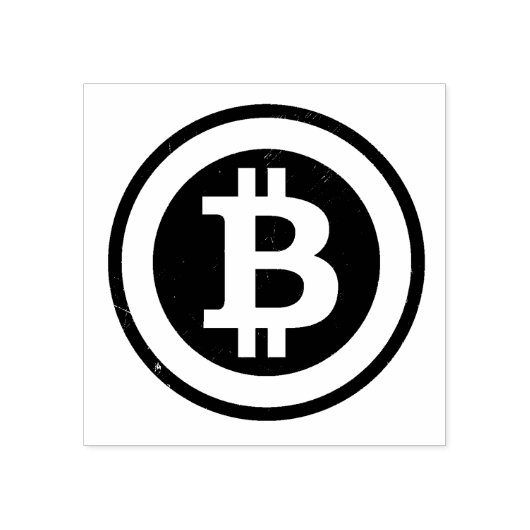 Bitcoin Rubber Stamp Rubberstempel (Afrduk)