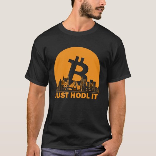Bitcoin São Paulo Skyline São Paulo Bitcoin Maxim T-shirt (Voorkant)