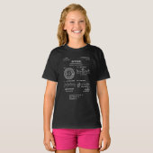 Bitcoin Schema: Crypto Stroomdiagram T-shirt (Voorkant volledig)