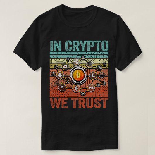 Bitcoin Shirt Blockchain Cryptocurrency In Crypto (Design voorkant)