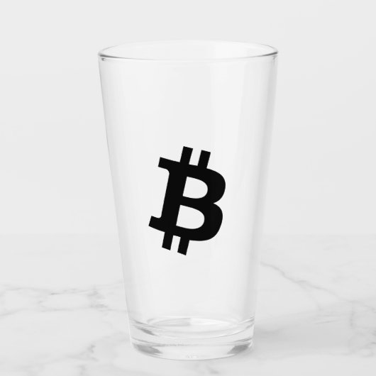 Bitcoin Simple Glas (Voorkant)