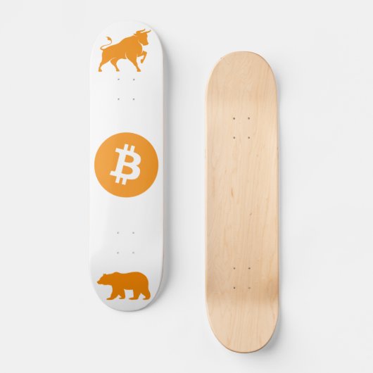 Bitcoin Skateboard (Voorkant)