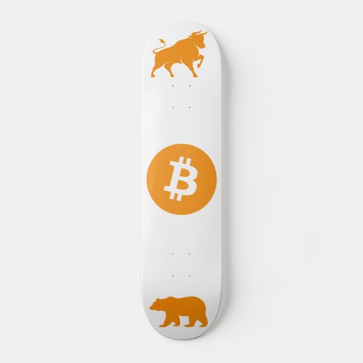 Bitcoin Skateboard (Voorkant)