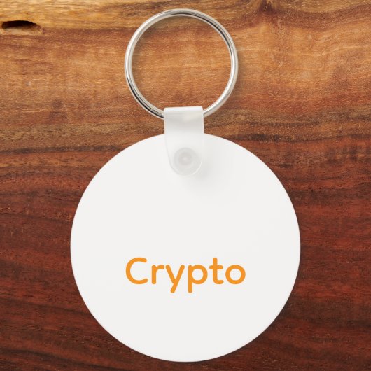 Bitcoin Sleutelring Sleutelhanger (Achterkant)