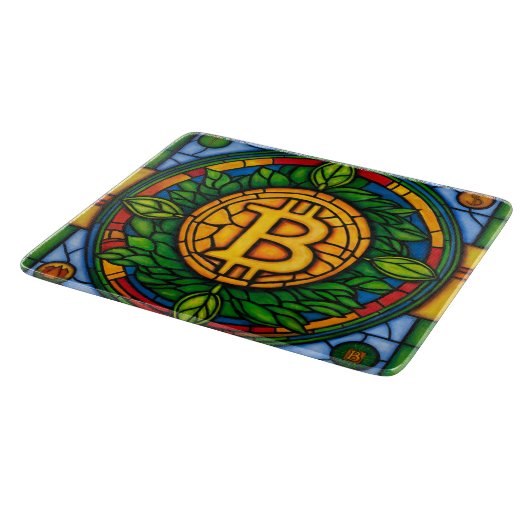 Bitcoin Snijplank (Hoek)