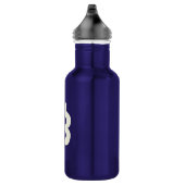 Bitcoin Standaard ₿ (Blauw) Waterfles (Rechts)