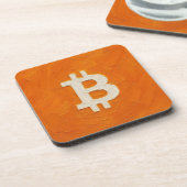 Bitcoin Standaard (Olie, Stijl: 1) Bier Onderzetter (Linkerzijde)