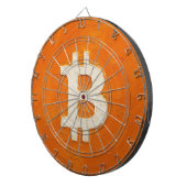 Bitcoin Standaard (Olie, Stijl: 1) Dartbord (Voorkant Rechts)