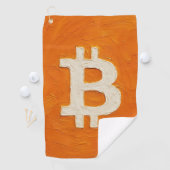 Bitcoin Standaard (Olie, Stijl: 1) Golfhanddoek (Insitu)