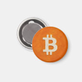 Bitcoin Standaard (Olie, Stijl: 1) Magneet (Voorkant / Achterkant)