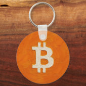 Bitcoin Standaard (Olie, Stijl: 1) Sleutelhanger (Voorkant)