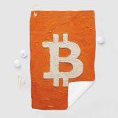 Bitcoin Standaard (Olie, Stijl: 2) Golfhanddoek (Insitu)