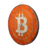 Bitcoin Standaard (Olie, Stijl: 3) Dartbord (Voorkant Rechts)