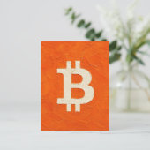 Bitcoin Standaard (Olie, Stijl: 4) Briefkaart (Staand voorkant)