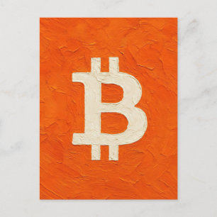 Bitcoin Standaard (Olie, Stijl: 4) Briefkaart